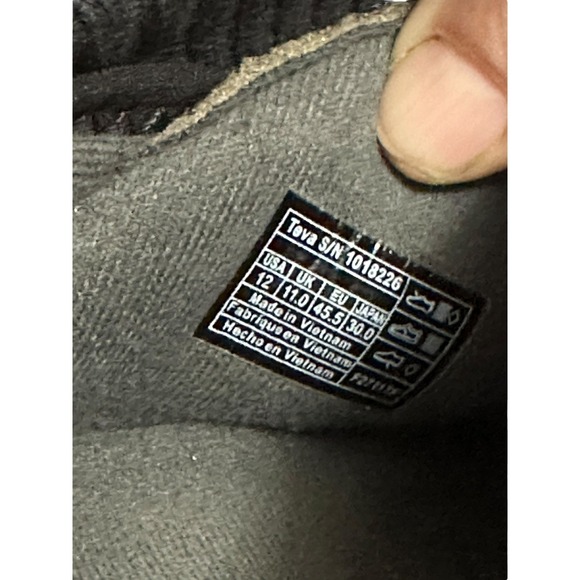 Teva Womens ReEmber Black Quilted Slip On Camp Moccasin Shoes Size 12 - Picture 7 of 8